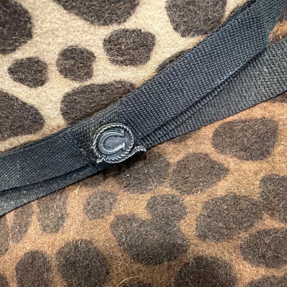 Charlie 1 Horse Jezebelle Leopard Print Hat - Picture 2 of 11